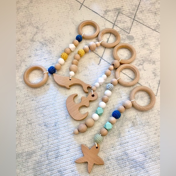 Coco Village Wooden Hanging Toys (5 pieces) - Picture 1 of 1